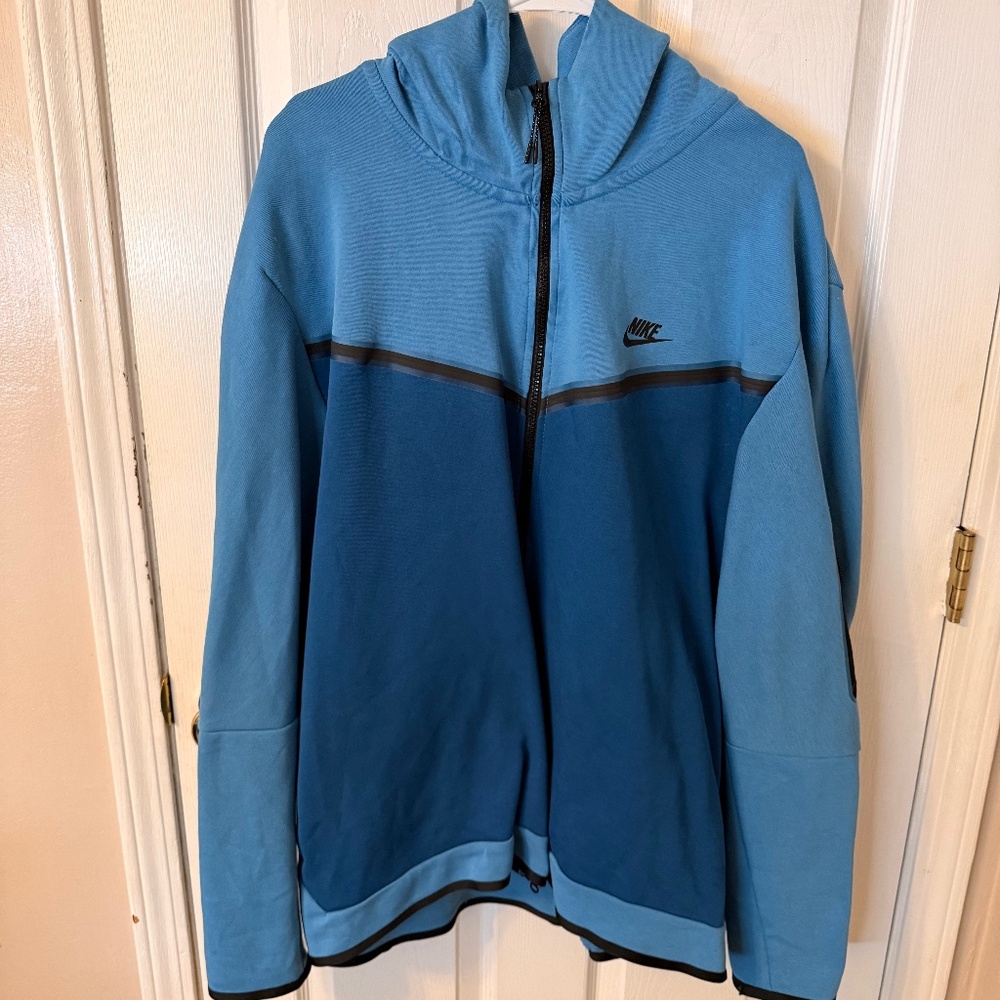 Men’s Nike Tech Fleece Full-Zip Hoodie - Blue